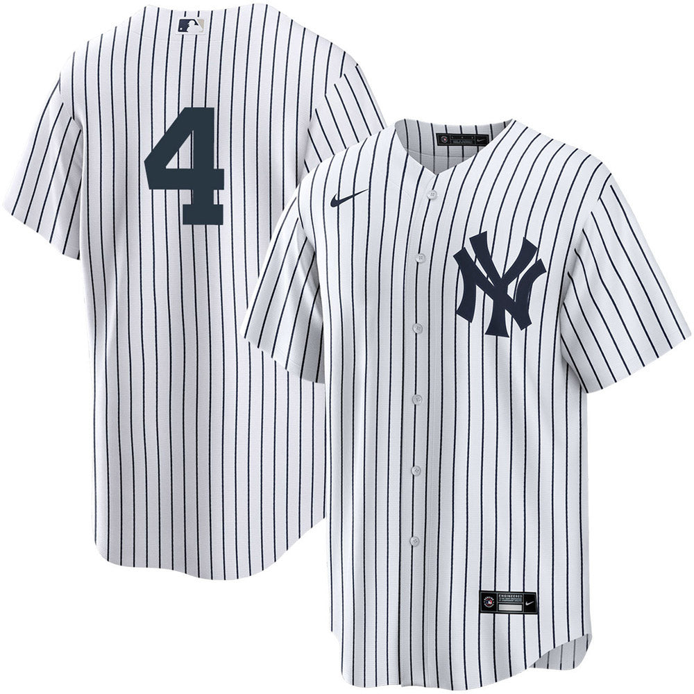 Youth New York Yankees Lou Gehrig Replica Home Jersey - White